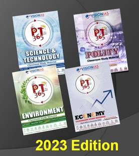 Vision IAS PT 365 Updated 2023 Magazine | Polity, Environment, Economy And Scienct & Technology