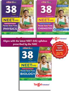 37 Years NEET Previous Year Solved Question Papers With NEET PYQ Chapterwise Topicwise Solutions - Physics, Chemistry & Biology For NEET Exam 2025 - Pack Of 3