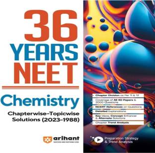 Airhant Publication 36 YEAR Neet Chemistry Chapter Wise And Topics Wise Solutions
