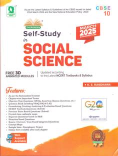 CBSE Self Study In Social Science: For Class 10 (2025)