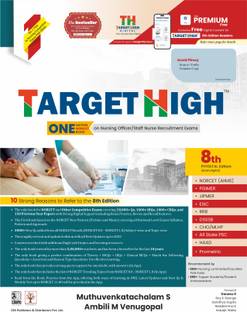 Target High NORCET Exam – One Nation One Book For Nursing Officer & Staff Nurse (8th Ed)