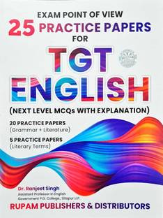 Tgt English (Next Level Mcqs With Explanation) (Grammar+literature 20 Practice Papers,literary Terms 5 Practice Papers) (Dr. Ranjeet Singh)