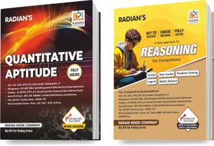 Combo Pack Of Quantitative Aptitude And Reasoning For All Competitive Exams Book In English (Set Of 2 Books)