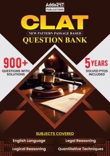 CLAT New Pattern Passage Based Question Bank With 900+ Question And Solution With 5 Years Solved PYQ For (English Printed Edition) By Adda247