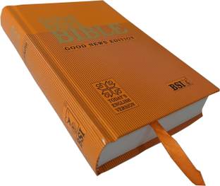 The Holy Bible Good News Edition Orange Color Compact/handy Edition (Today's English Version) Contains Old And New Testament (Word List, Chronology Of The Bible)
