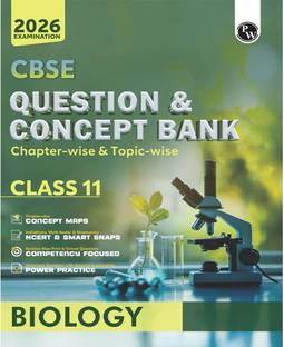 Physics Wallah PW CBSE Question & Concept Bank (QCB) Class 11 Biology Chapter-Wise And Topic-Wise Solved Questions For 2026 Exams With Competency Based Question