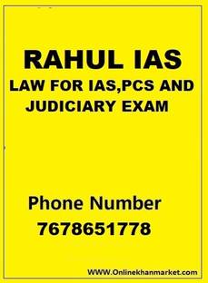 Rahul IAS Notes For Judiciary English Printed Version 2023