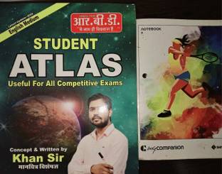 Khan Sir Student Atlas In English | With 88 Page Copy Free For Notes