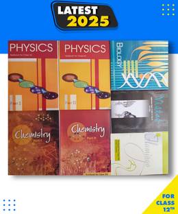 NCERT Textbook PCBE Physics, Chemistry, Biology, English Complete Books Set For Class 12th, English Medium Paperback, NCERT Paperback, NCERT|New Latest Edition For 2025-2026