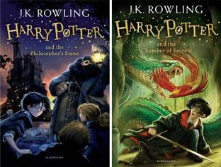 Harry Potter And The Philosopher's Stone + Harry Potter And The Chamber Of Secrets - Combo Of 2 Books Set