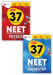 MTG 37 Years NEET Previous Year Solved Question Papers With NEET PYQ Chapterwise Topicwise Solutions - Physics, Chemistry For NEET 2025 Exam | Get Free Access Of Smart Book & Video Solutions