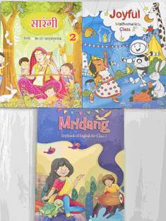 NCERT Book Set For Class 2 (Joyful Mathematics,Mridang & Sarangi)