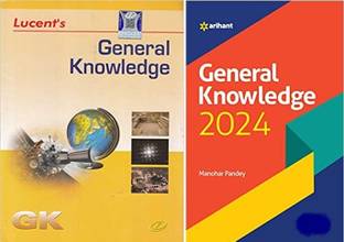 Lucent's & Arihant General Knowledge 2024 (Set Of 2 Books) (English Medium)