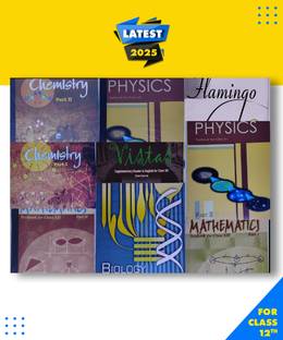 NCERT Science PCMB Complete Books Set For Class -12 English Medium Paperback Binding, NCERT|New Latest Edition For 2025-2026
