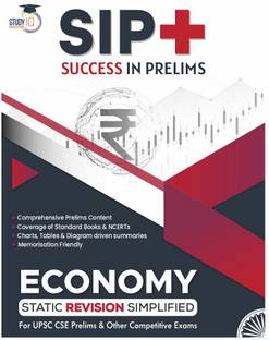 Economy Success In Prelims (SIP+) Static Revision Simplified Booklet With Chart For UPSC 2025 CSE Prelims & Other Competitive Exams
