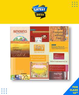 NCERT Complete Books Set + Exemplars For Class -10 English Medium Hardcover, NCERT|New Latest Edition For 2025-2026