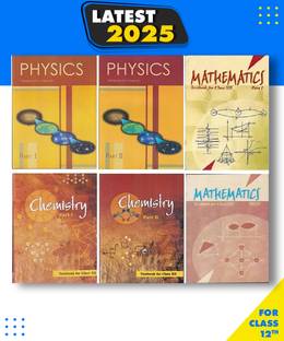 NCERT Class 12th PCM PART 1 & 2 Physics, Chemistry And Mathematics Paperback NCERT In English MEDUIM EDITION Paperback, NCERT|New Latest Edition For 2025-2026