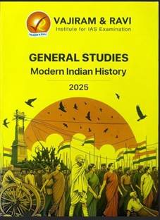 Vajiram And Ravi General Studies Modern India History(GS) Book Prelims And Mains Printed Study Material And Notes- 2025-26 English