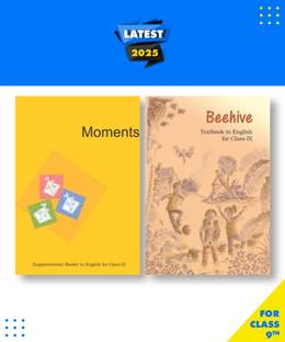 NCERT English Medium Books For Class 9-(Beehive,Moment)|New Latest Edition For 2025-2026 | Set Of-2 Combo