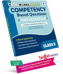 CBSE Class 10 Maths Competency Based Questions| Practice Questions Chapterwise & Subtopicwise For Sections A & E|Includes MCQs, Assertion Reason, & Case Based Questions