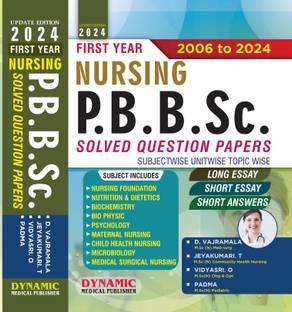 Nursing P.b.b.sc Solved Question Paper First Year ( 2006 TO 2023 ) - Post Basic Bsc Nursing 1st Year Books