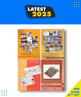 NCERT Textbook In Political Science For Class 11 And Class 12 COMBO Paperback, NCERT|New Latest Edition For 2025-2026