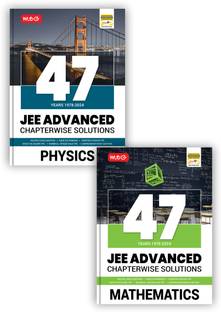 MTG 47 Years JEE Advanced (1978-2023) Chapter-Wise Previous Years Solved Question Papers Physics & Mathematics | JEE Advanced PYQ For 2025 Exam (Set Of 2 Books)