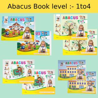 Abacus Book Level 1 To 4 (A+B Total 8 Books)