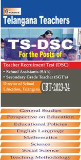 TSDSC Telangana Teachers Recruitment 2023-2024 (Set Of 8 Books)