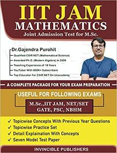 IIT JAM Mathematics 2022