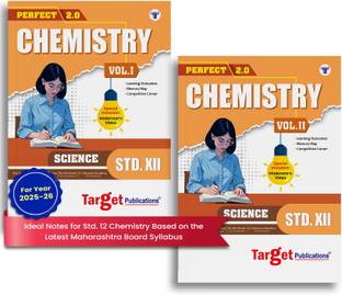 Std 12 Chemistry Vol 1 & 2 | HSC Maharashtra Board | 2026 Syllabus | Perfect Notes | Smart Codes, PYQs, MCQs, Topic Tests | 2 Books