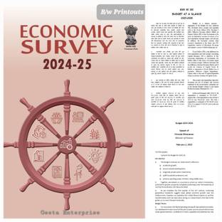 Economic Survey 2024-25,Budget At A Glance,PIB Budget Summry Bk/wh Printouts