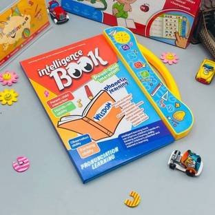 Children Musical English Reading Educational Phonetic Learning Book For 3 +Year Kids Letters And Words Learning Book Alphabets Numbers, Animals, Fruits, Person Title Vehicles & Rhyme