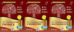 PEARSON IIT FOUNDATION PHYSICS, CHEMISTRY, MATHEMATICS CLASS /7 NEW 2024-25/ED 11th/ED