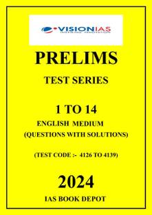 Vision PT Test Series 1 To 14 With Answers Explanation 2024 English Medium