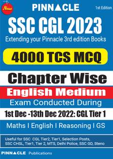 SSC CGL 2023: 4000 TCS MCQ Chapter Wise With Detailed Explanation English Medium