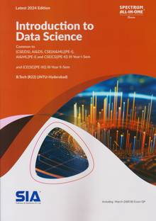 Introduction To Data Science B.Tech III-Year I-Sem & III-Year II-Sem Latest 2024 Edition