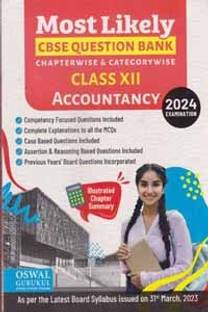 Most Likely Cbse Question Bank Class - 12, Accountancy [ 2024 Examination]