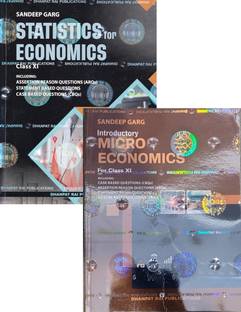 Sandeep Garg Class 11 Economics 2025-26 CBSE Examinations (Latest Updated Edition Of Micro Economics Class 11 & Statistics For Economics Class 11) Class 11 Economics Combo Of Two Books