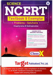 Class 10 CBSE Science Exemplar & Textbook | NCERT Class X Science Book With Problems & Solutions | Include Chapterwise & Subtopicwise Segregation Of Questions & Quick Review Before Exam