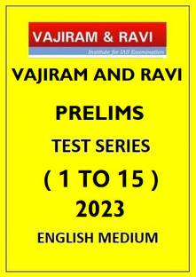 Vajiram And Ravi Prelims Test 1 To 15 English Medium 2023
