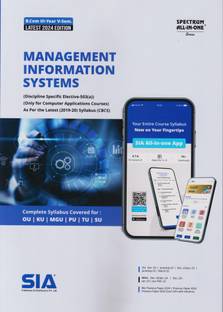 Management Informatin System (Only For Computer Applicatins Courses) B.Com III-Year V-Sem As Per The Latest (2019-20) Syllabus (CBCS) (Discipline Specific Elective -502(A)) Latest 2024 Edition