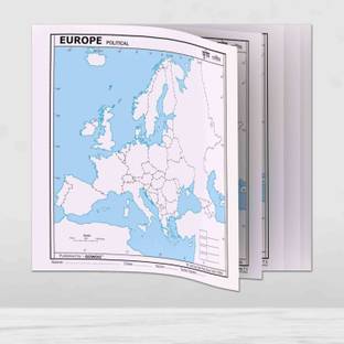 SMALL - 100 EUROPE POLITICAL OUTLINE MAP FOR SCHOOL|Navigating Europe's Political Divisions