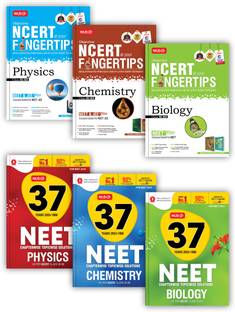MTG Objective NCERT At Your FINGERTIPS & 37 Years NEET Previous Year Solved Question Papers With Chapterwise Topicwise Solutions Physics, Chemistry & Biology | NEET PYQ Book For 2025 Exam (Set Of 6)