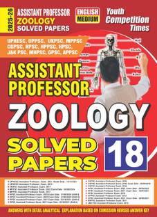 Assistant Professor Zoology (English Medium) 18 Solved Papers 2025-26