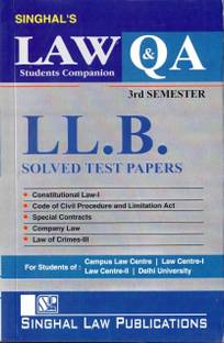 Singhal’s Law QUESTION ANSWER 3RD SEM Edition 2023