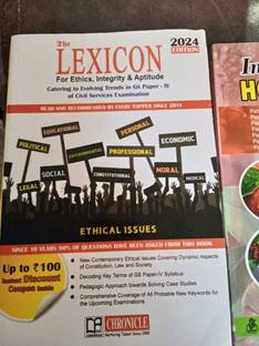 The Lexicon For Ethics, Integrity & Aptitude 2024 (Paperback, Chronicle Editorial Team, Niraj Kumar)