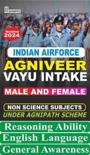 Indian Airforce Agniveer Vayu Group Y Intake 2024-2025 Non Science Subjects (Set Of 3 Books)