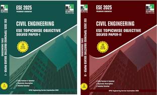 IES Master Set Of 2 Book ESE 2025 Civil Engineering Topic-Wise Objective Solved Paper Vol-1 & 2 (2024-25) Examination