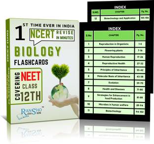 NCERT Based NEET(UG) Biology Flashcards For Class 12th